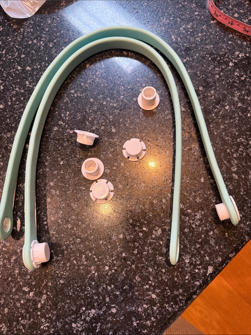 Versa Tote by Jen & Co Mint Green interchangeable straps